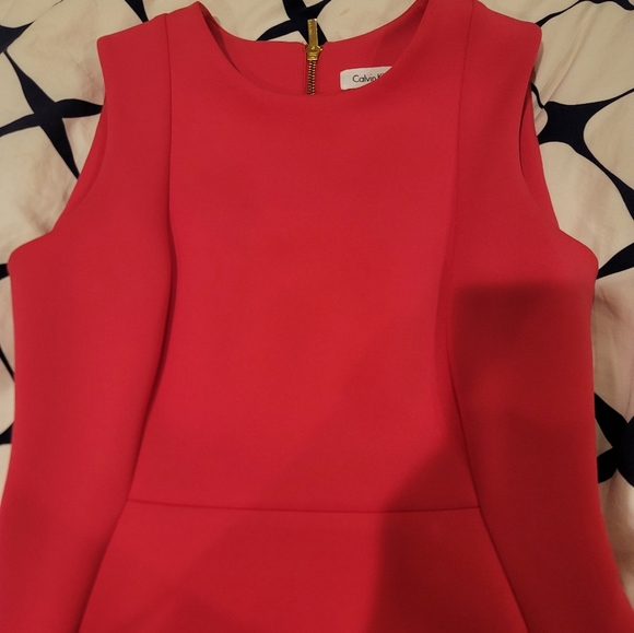 Calvin Klein Sleeveless Scuba Sheath Dress - Picture 6 of 8